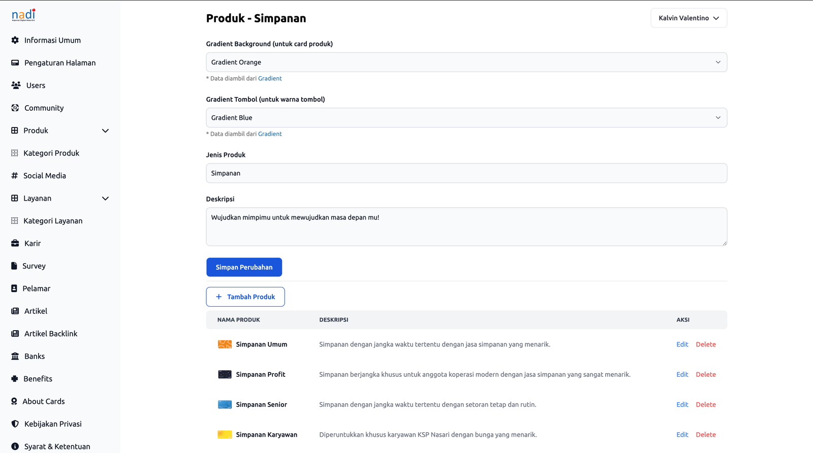 Project screenshot